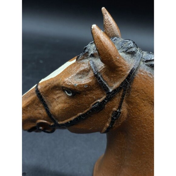 Rubal New York Horse Head Tan White Painted Cast Metal Bottle Opener Vintage - Picture 10 of 12